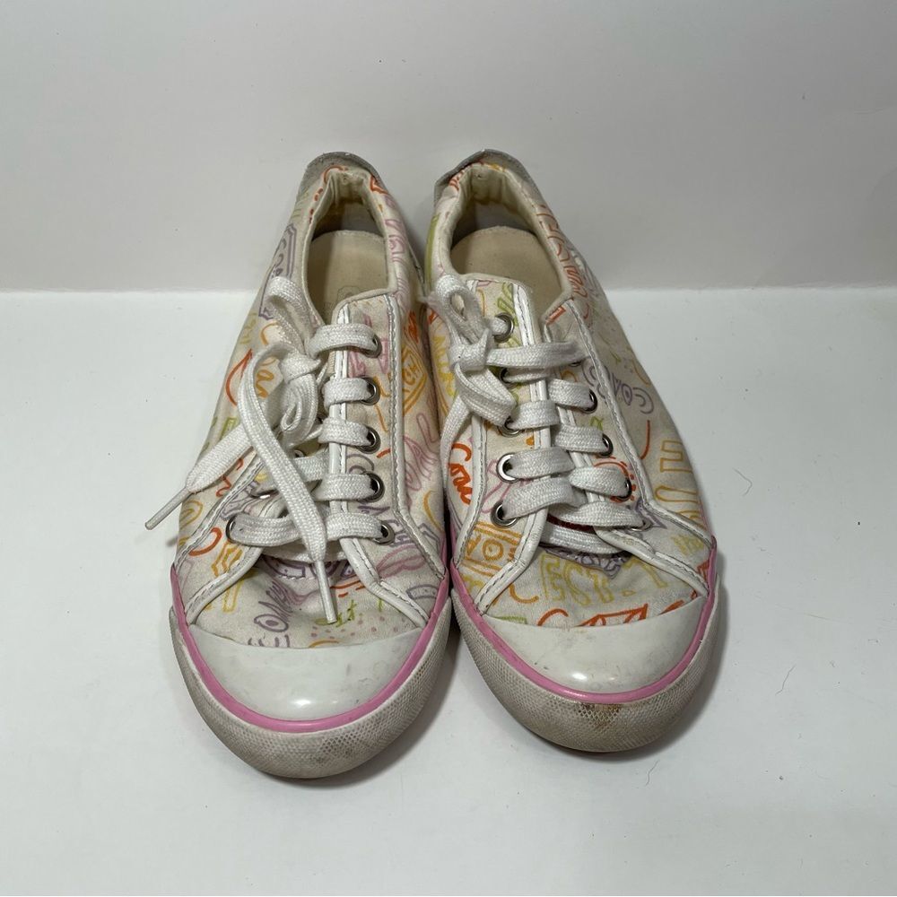 Coach Barrette Retro Graphic Printed Sneakers - Picture 5 of 8